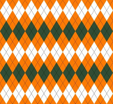 St. Patricks day Argyle. Pattern Scottish cage 스톡 일러스트