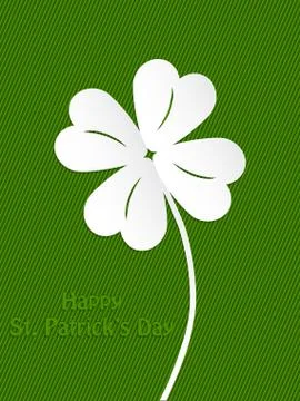 St patrick's day background design Stock Illustration