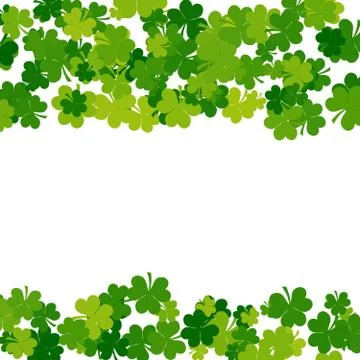 St. Patrick's day background in green colors with place for text Stock Illustration