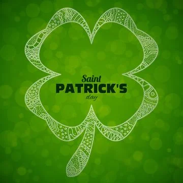 St. patricks day background Stock Illustration