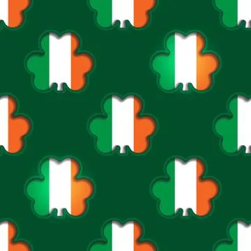 St Patricks day background Stock Illustration