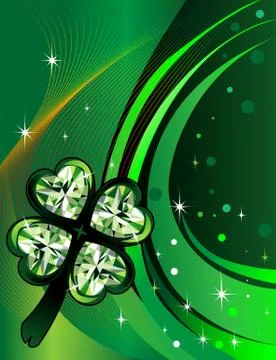 St. Patrick's Day Background Stock Illustration