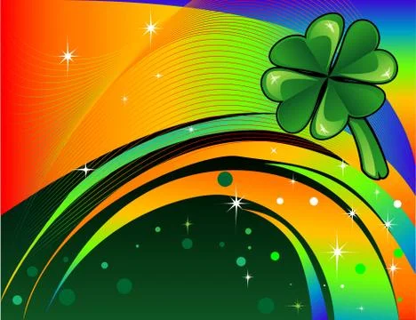 St. Patrick's Day Background Stock Illustration
