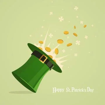 St Patricks Day Background Stock Illustration