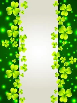 St patrick's day background Stock Illustration