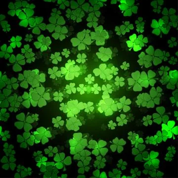 St Patricks day background Stock Illustration