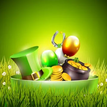 St. Patrick's Day background Stock-Illustration