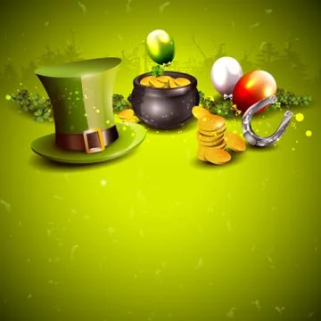 St. Patrick's Day background Stock Illustration
