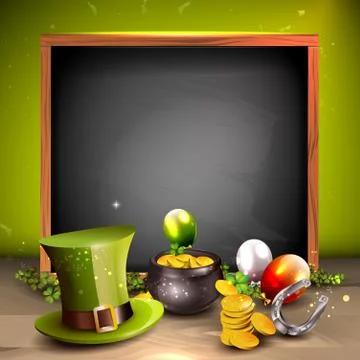 St. Patrick's Day background Stock Illustration