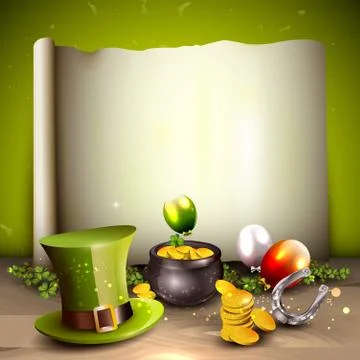 St. Patrick's Day background Stock Illustration