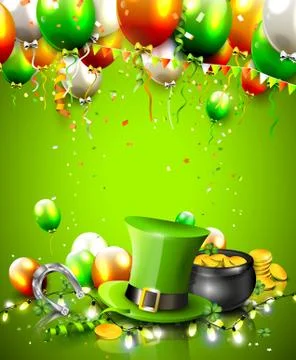 St. Patrick's Day background Stock-Illustration