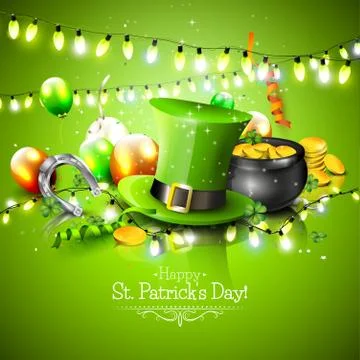 St. Patrick's Day background Stock Illustration