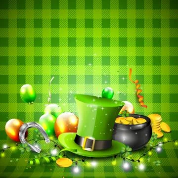 St. Patrick's Day background Stock Illustration