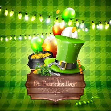 St. Patrick's Day background Stock Illustration