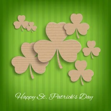 St. Patricks Day background Stock Illustration