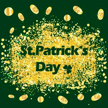 St Patrick's Day background Stock Illustration