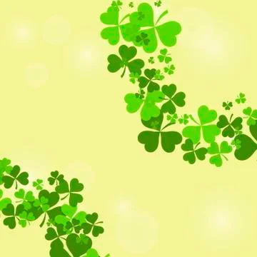 St Patrick's Day background Stock Illustration