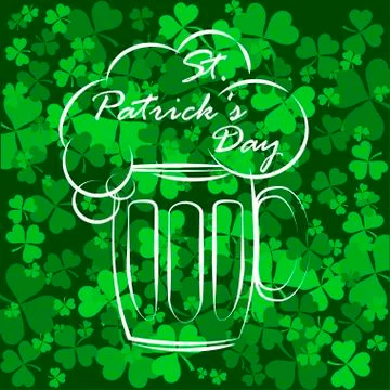 St Patrick's Day background Stock Illustration