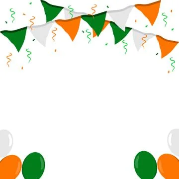 St. Patrick's Day Background Stock Illustration