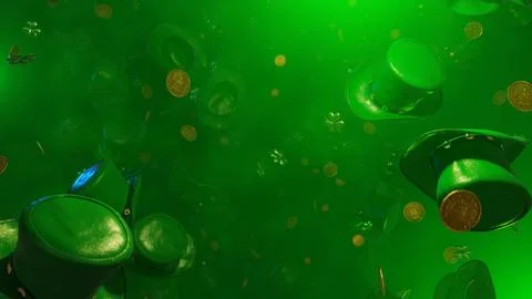 St Patricks Day Background Stock Illustration