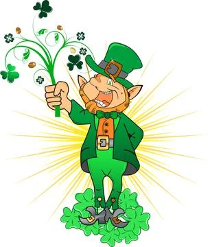 St. Patrick's Day Background Stock Illustration