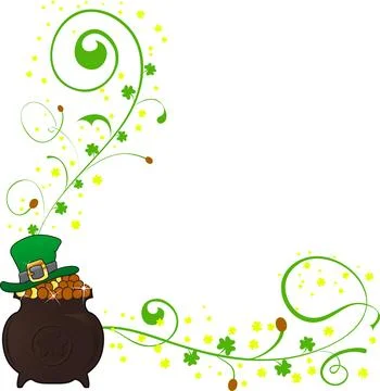 St. Patrick's Day Background Stock Illustration