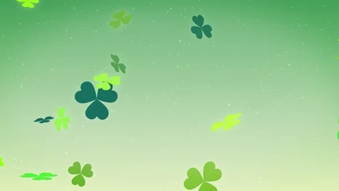 St. Patrick's day background looped Stock Footage 86605907