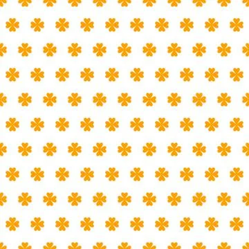 St Patrick's Day background. Seamless shamrock pattern. Ireland symbol pattern Stock Illustration