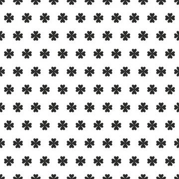 St Patrick's Day background. Seamless shamrock pattern. Ireland symbol pattern Illustrazione stock