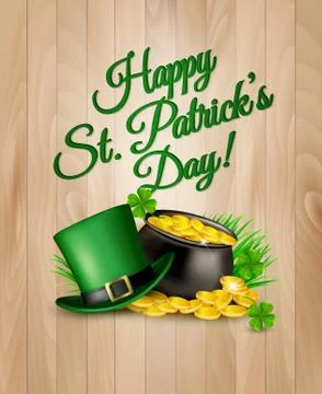 St. Patrick's Day Background. Vector illustration. Stock Illustration