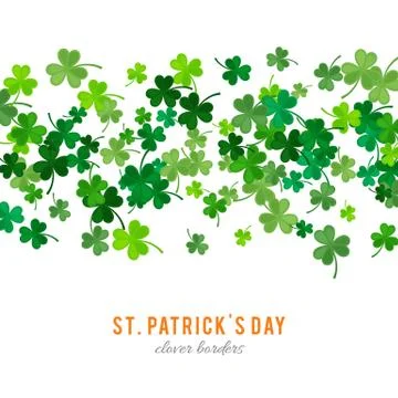 St Patrick's Day background. Vector illustration Stock Illustration