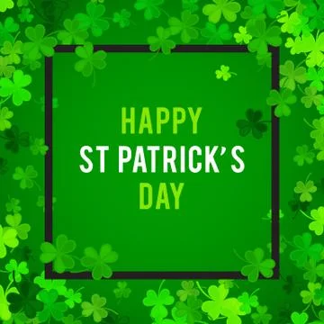 St Patrick's Day background. Vector illustration Illustrazione stock