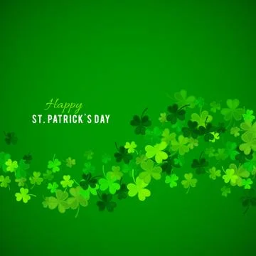 St Patrick's Day background. Vector illustration Stock Illustration