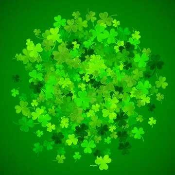St Patrick's Day background. Vector illustration Stock Illustration