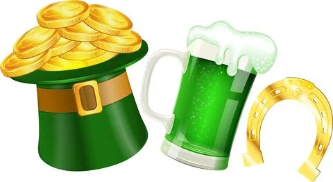 St. Patrick's Day Banners Stock Illustration