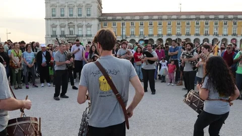 St. Patrick’s Day, Bardoada Group from Sarrafo Pinhal Novo performing Stock Footage 268919696