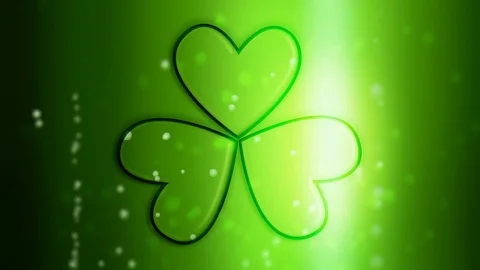 St. Patrick's day Beer Bubbles Stock Footage 74925468