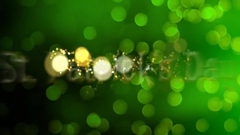 St. Patrick's day bubbles Stock Footage 86793821