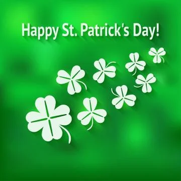 St. Patricks Day card Stock-Illustration
