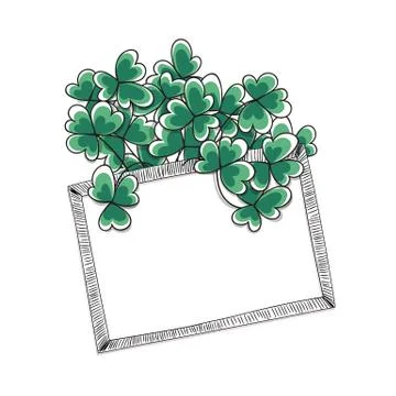 St. Patricks day card Stock Illustration