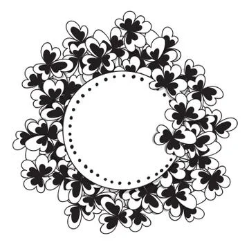 St. Patricks day card Illustrazione stock
