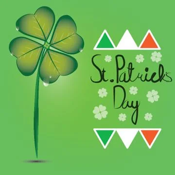 St Patrick'S Day Card Stock-Illustration