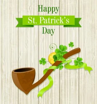 St. Patrick's Day card Stock Illustration