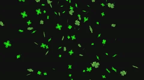 St. Patrick's day clovers 스톡 동영상 59712283