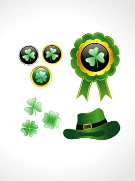 St. Patrick's Day elements Stock Illustration