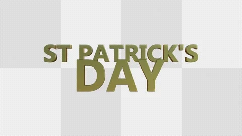 ST PATRICK'S DAY Stock Footage 341886232