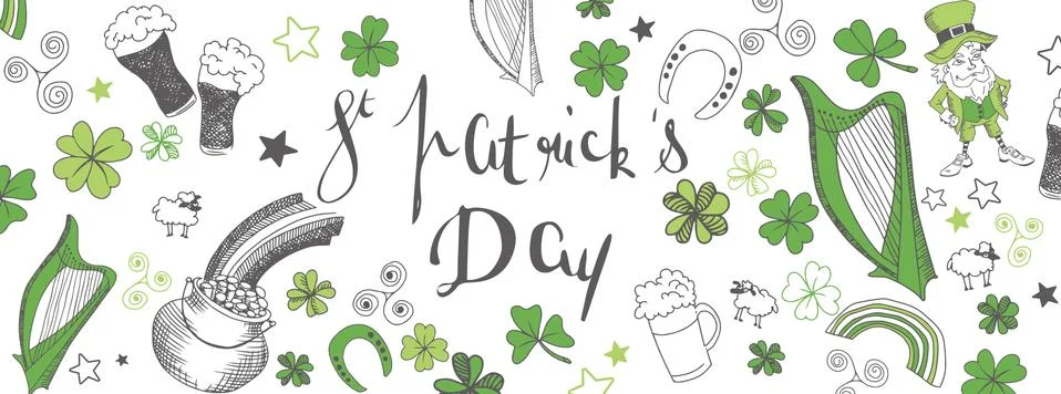 St patricks day Stock Illustration