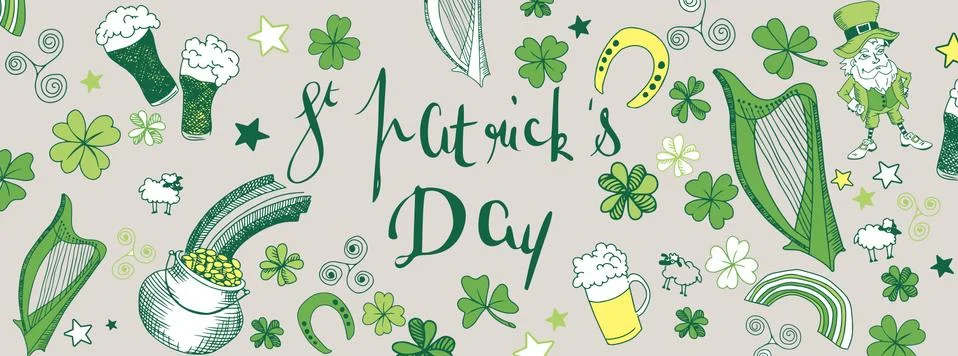 St patricks day Stock Illustration