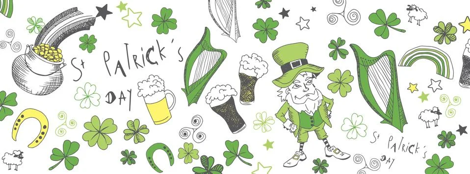 St patricks day Stock Illustration