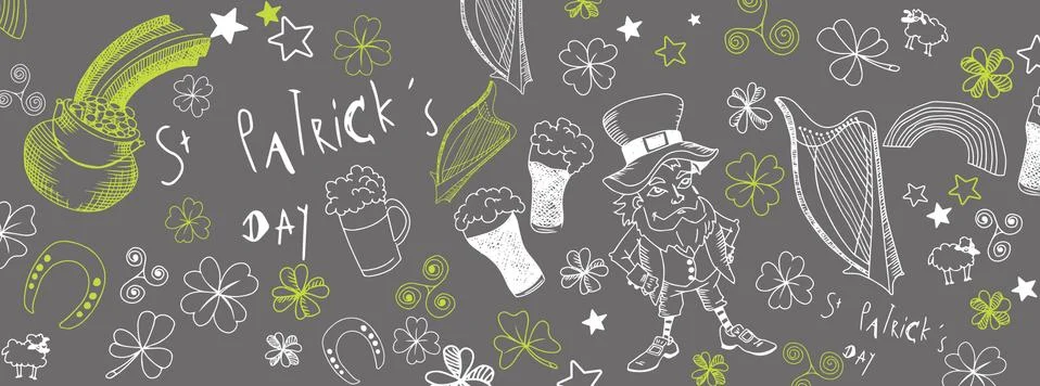 St patricks day Stock Illustration